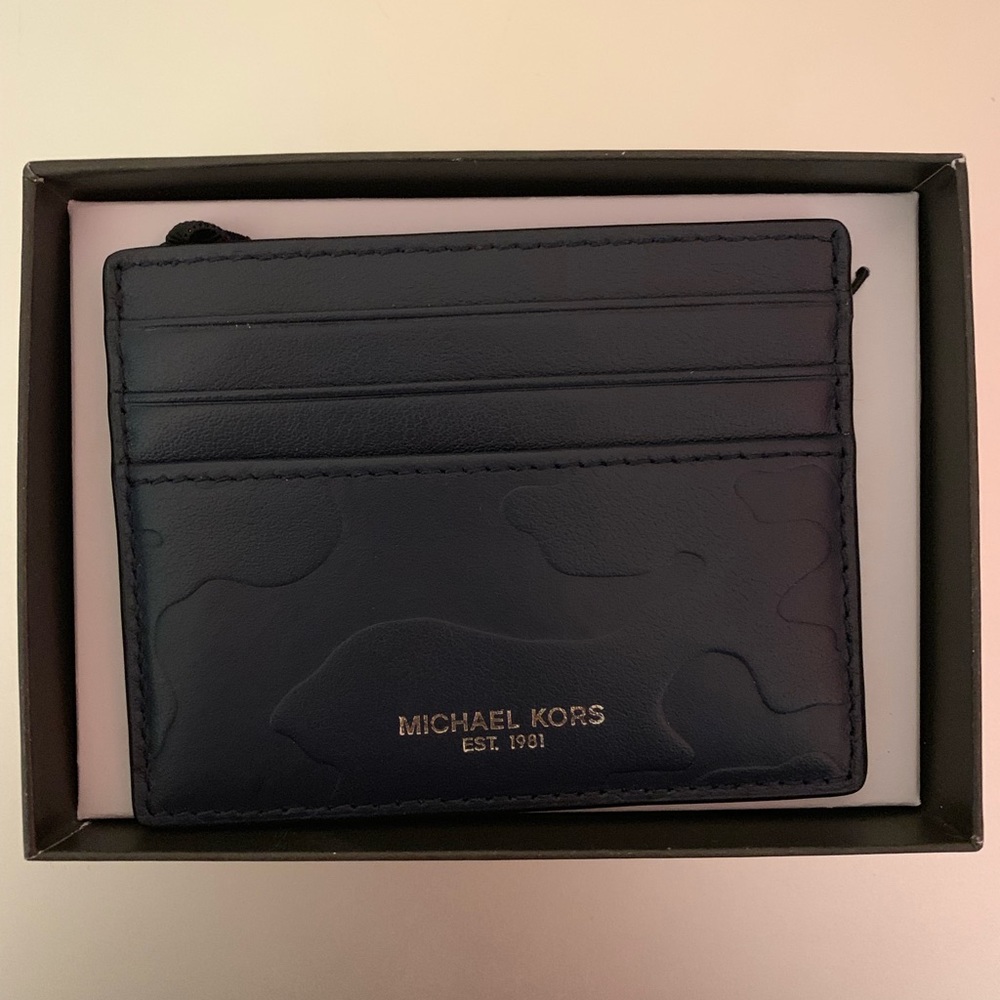 COPY - Michael Kors Navy Card Holder